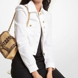 Michael Kors White Denim Jacket | Size 0 | Never worn